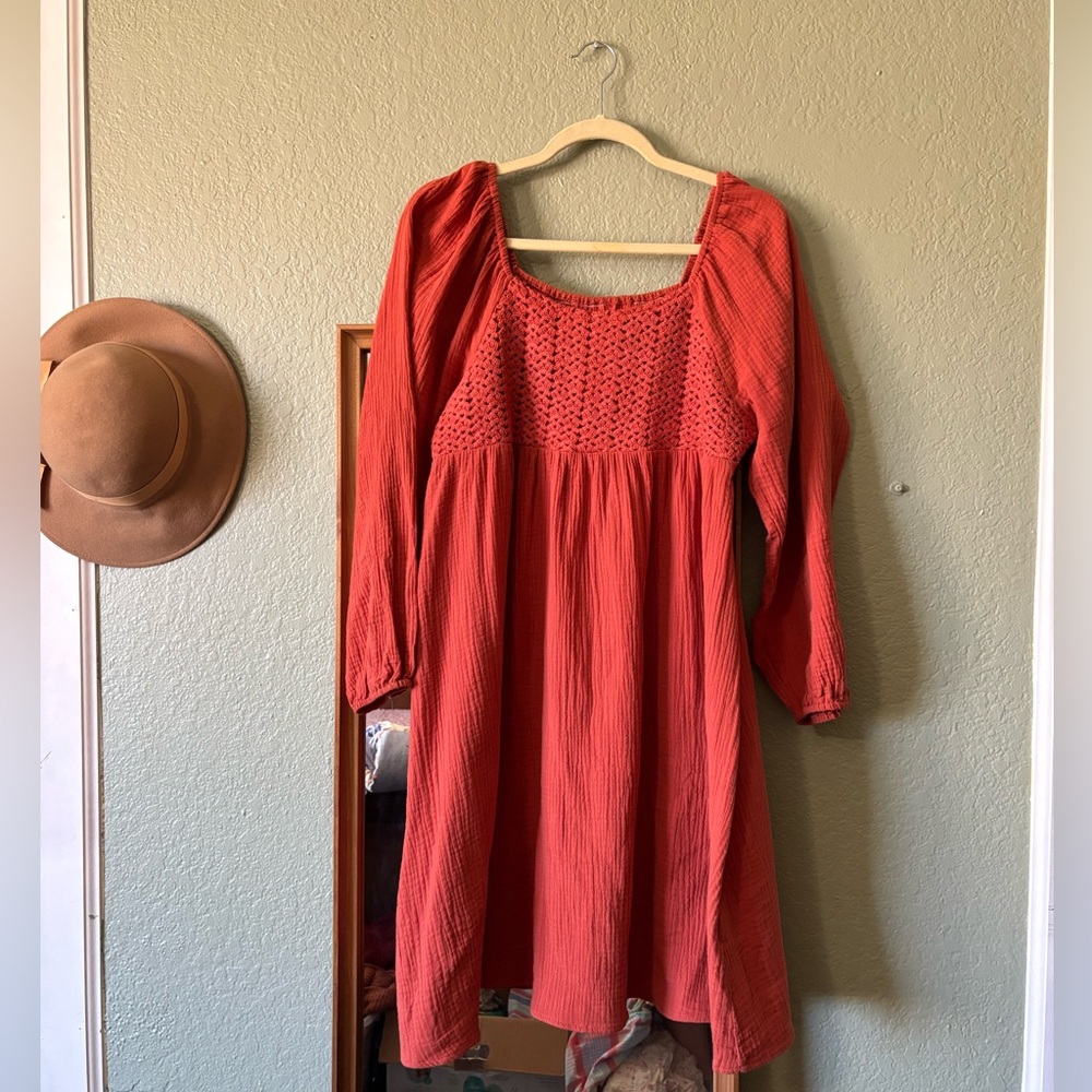 Current Mood dress • Coral Women's cotton Dress